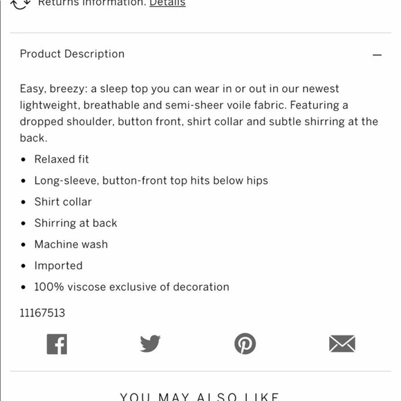 Vs satin sleep top semi sheer shorts frosty blue voile fabric - Picture 9 of 11